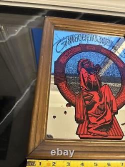 Vtg Grateful Dead-Asbury Park NJ Boardwalk-Carnival Fair Prize-Glass/Wood RARE