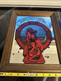 Vtg Grateful Dead-Asbury Park NJ Boardwalk-Carnival Fair Prize-Glass/Wood RARE