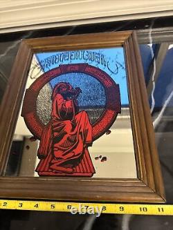 Vtg Grateful Dead-Asbury Park NJ Boardwalk-Carnival Fair Prize-Glass/Wood RARE