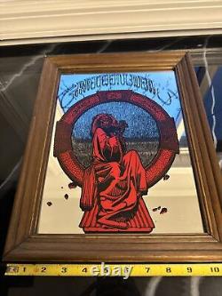 Vtg Grateful Dead-Asbury Park NJ Boardwalk-Carnival Fair Prize-Glass/Wood RARE