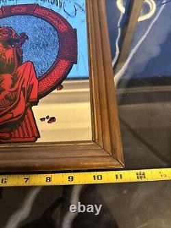 Vtg Grateful Dead-Asbury Park NJ Boardwalk-Carnival Fair Prize-Glass/Wood RARE