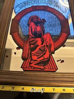 Vtg Grateful Dead-Asbury Park NJ Boardwalk-Carnival Fair Prize-Glass/Wood RARE