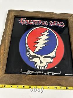 Vtg Grateful Dead Record Store Display-Glass And Wood -close To Mint 1976 RARE