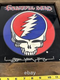 Vtg Grateful Dead Record Store Display-Glass And Wood -close To Mint 1976 RARE