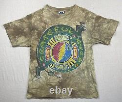 Vtg Grateful Dead T Shirt 90s 1994 Rare Bolt Lizard Skull Bull Mountain USA Sz L