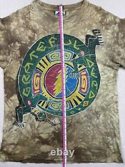 Vtg Grateful Dead T Shirt 90s 1994 Rare Bolt Lizard Skull Bull Mountain USA Sz L
