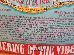 Vtg ORIGINAL Gathering of the Vibes Grateful Dead Festival Promo Poster 25x17