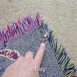 Vtg Rare 1980s Grateful Dead Blanket / Tapestry Approx 68 X 46 Bertha Skull