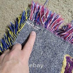 Vtg Rare 1980s Grateful Dead Blanket / Tapestry Approx 68 X 46 Bertha Skull