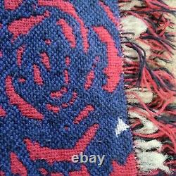 Vtg Rare 1980s Grateful Dead Blanket / Tapestry Approx 68 X 46 Bertha Skull