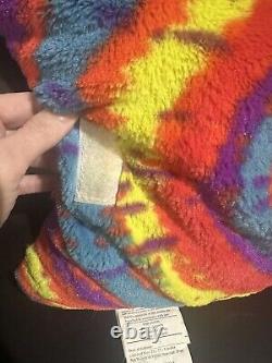 X RARE GRATEFUL DEAD Bear pillow HTF limited made Plush Tie Dye VTG 2012
