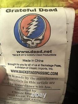 X RARE GRATEFUL DEAD Bear pillow HTF limited made Plush Tie Dye VTG 2012